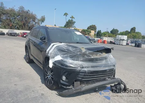 2018 Toyota Highlander Se from USA, damaged, VIN 5TDKZRFHXJS543631
